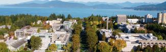 Aerial image of UBC Vancouver campus (Source: UBC Studios)