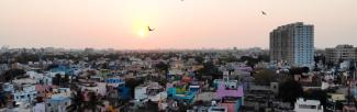 Cityscape during sunset in Chennai, India (Source: UBC Studios)