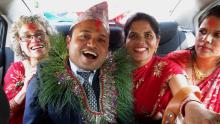Dr. Raju Dhakal and wife Sheela in Nepal (photo: Dr. Raju Dhakal)