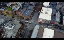 Birdseye view of downtown Vancouver (Source: UBC Studios)