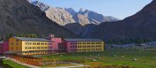 Student residences at UCA’s new campus at Khorog, Tajikstan, in Central Asia’s rugged Pamir Mountains 